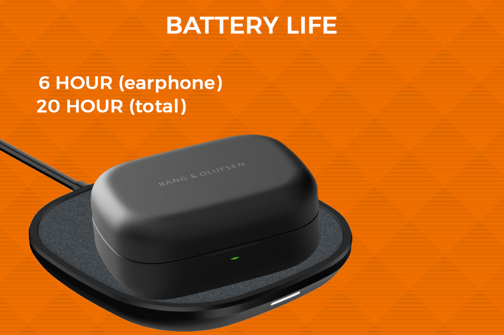 Bang & Olufsen Beoplay EX Earbuds Battery Life
