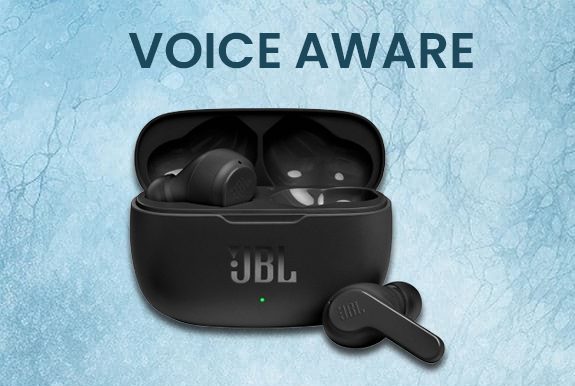 VOICE AWARE featureof JBL Vibe Buds