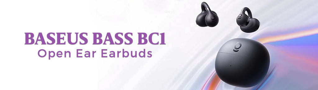 Design of Baseus Bass BC1 Open Ear Earbuds