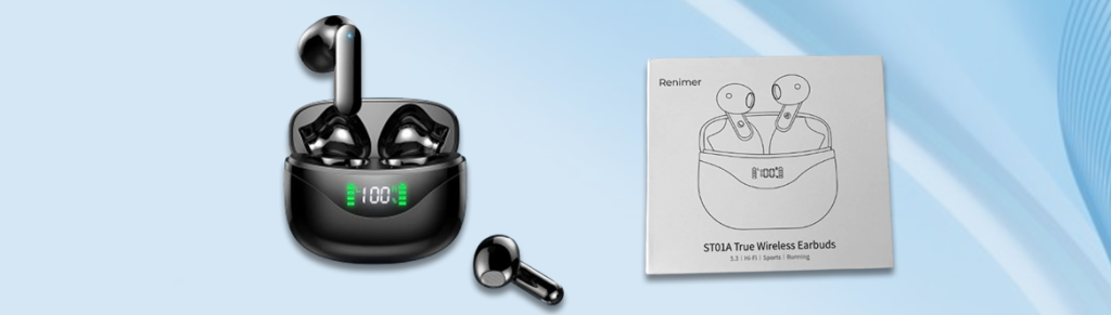 design and build quality of Renimer ST01A Earbuds design and build quality of Renimer ST01A Earbuds