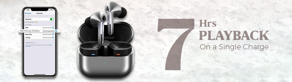 Playback of Samsung Galaxy Buds3 Pro Earbuds
