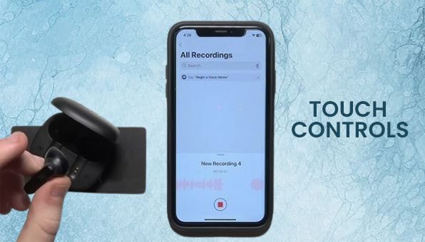 touch controls of JBL Vibe Buds