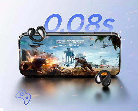 gaming mode of Soundpeats PearlClip Pro gaming mode of Soundpeats PearlClip Pro